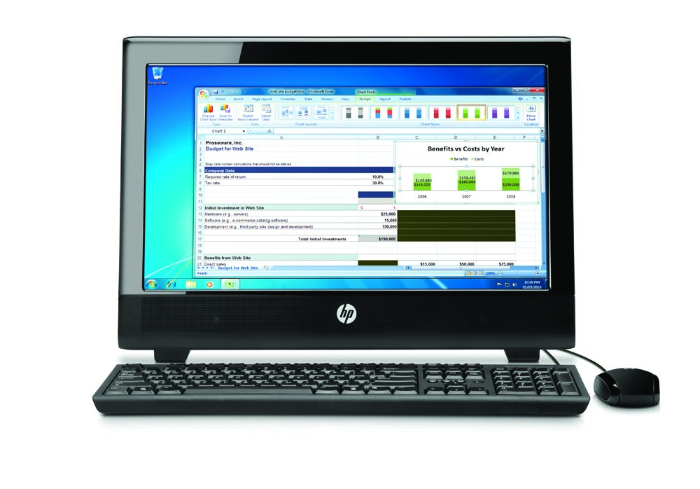 HP 100B AllInOne Packs AMD Fusion APU SlashGear