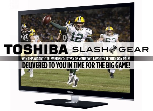 SlashGear’s Final Football Matchup Toshiba TV GIVEAWAY!