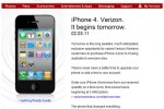 Verizon iPhone 4 Launches Tomorrow