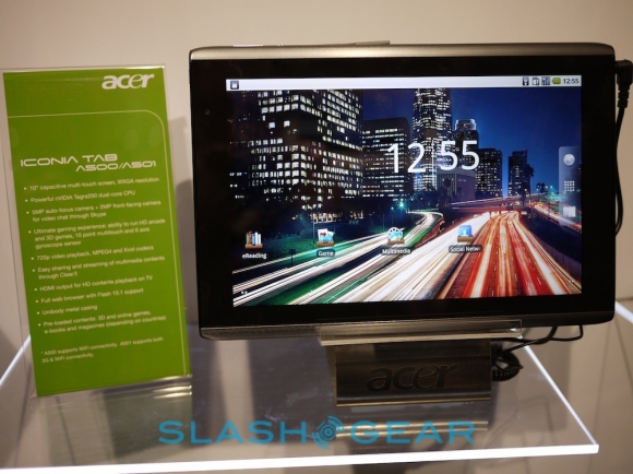 acer iconia a500 a100 and w500 confirmed for vodafone slashgear acer iconia a500 a100 and w500 confirmed for vodafone slashgear
