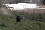 Hexacopter Senses Motion and Breathing Through Concrete Walls