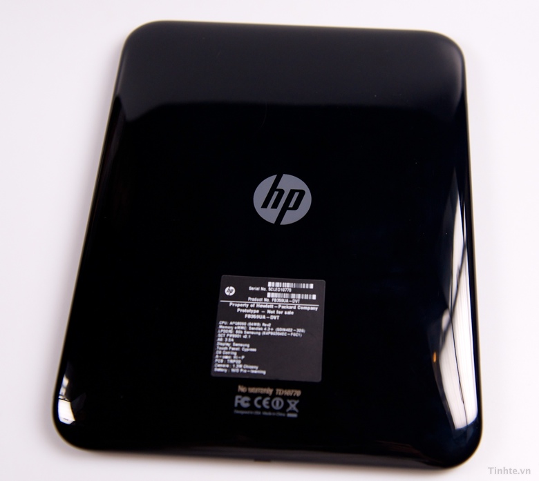 HP Tablet Touchpad Question Mark