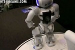 NAO Robot gets awesome charger it can connect itself