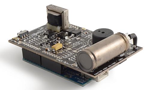 ...Arduino, счетчик Гейгера-Мюллера (металлическая трубка, заполненная...