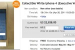 White iPhone 4 prototype hits eBay