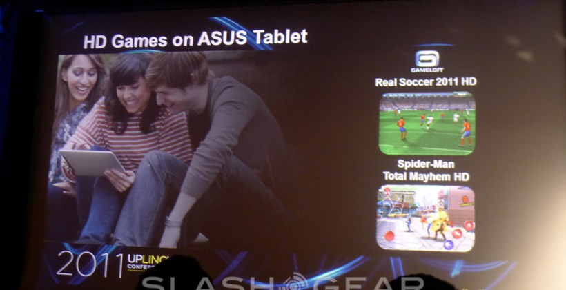 ASUS Eee Pad MeMO Shows off HD Games at Uplinq 2011