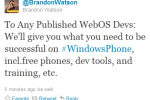 Microsoft luring webOS developers with free Windows Phones