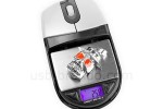 Brando USB Optical mouse has a digital scale inside