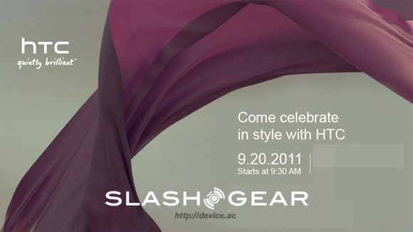 HTC Invites Press to September 20th Event, Android Handset likely