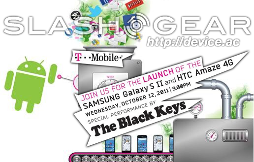 T-Mobile Announces Galaxy S II and HTC Amaze 4G launch event