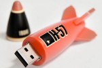 Intercontinental H-57 missile flash drive carries data payloads