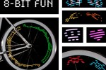 Mini Monkey Light is much cooler than a card in your bike spokes