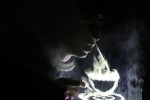 Displair puts images onto fog that are touch interactive