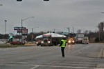 UFO spotted on flatbed was actually a military drone