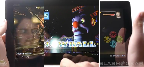 ASUS Transformer Prime hands-on with games Bladeslinger, Glowball, Chidori