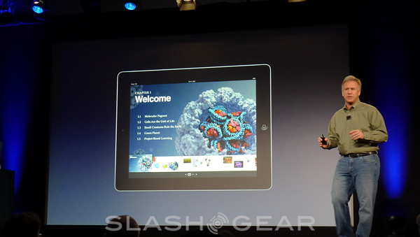 iPad at the head of Apple’s Education event in NYC