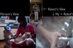 DIY Robot Avatar pets cat through Kinect and Wiimote power