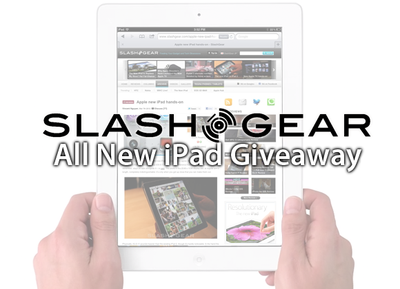 All New iPad Giveaway courtesy of SlashGear