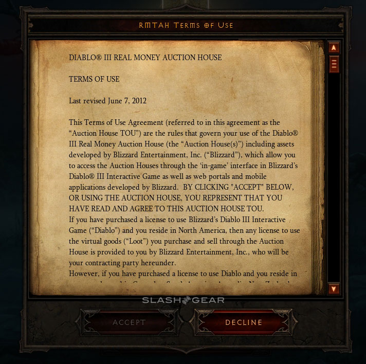 Diablo III Real Money Auction House Officially Launched SlashGear