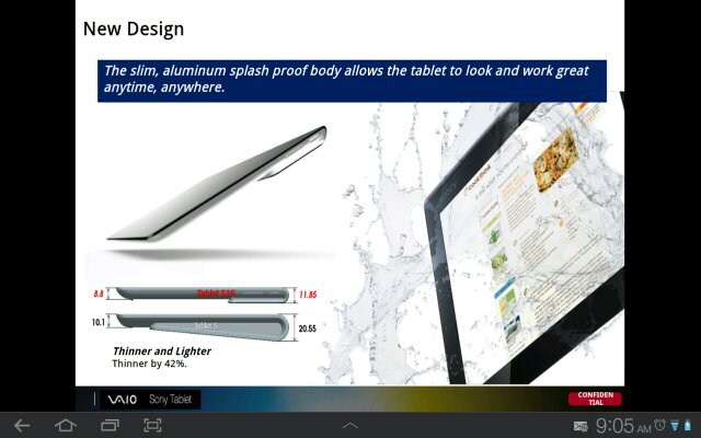 Sony Xperia Tablet revealed