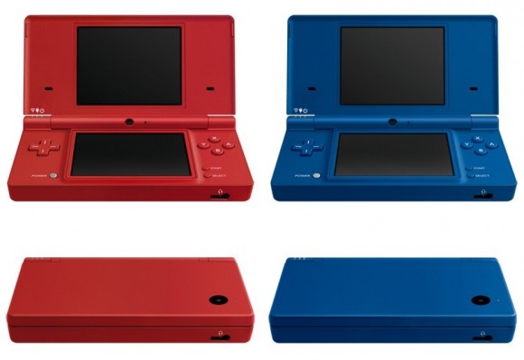 Nintendo DSi matte red and blue revealed