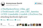 Facebook goes down around the world in apparent Anonymous attack