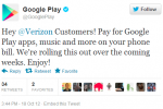 Verizon carrier billing coming to Google Play