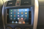 iPad mini already installed into car dashboard