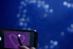 Galaxy Note II glows powerful in massive water art project