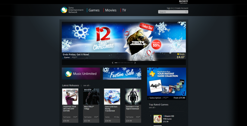 PlayStation Store hits the web under the radar