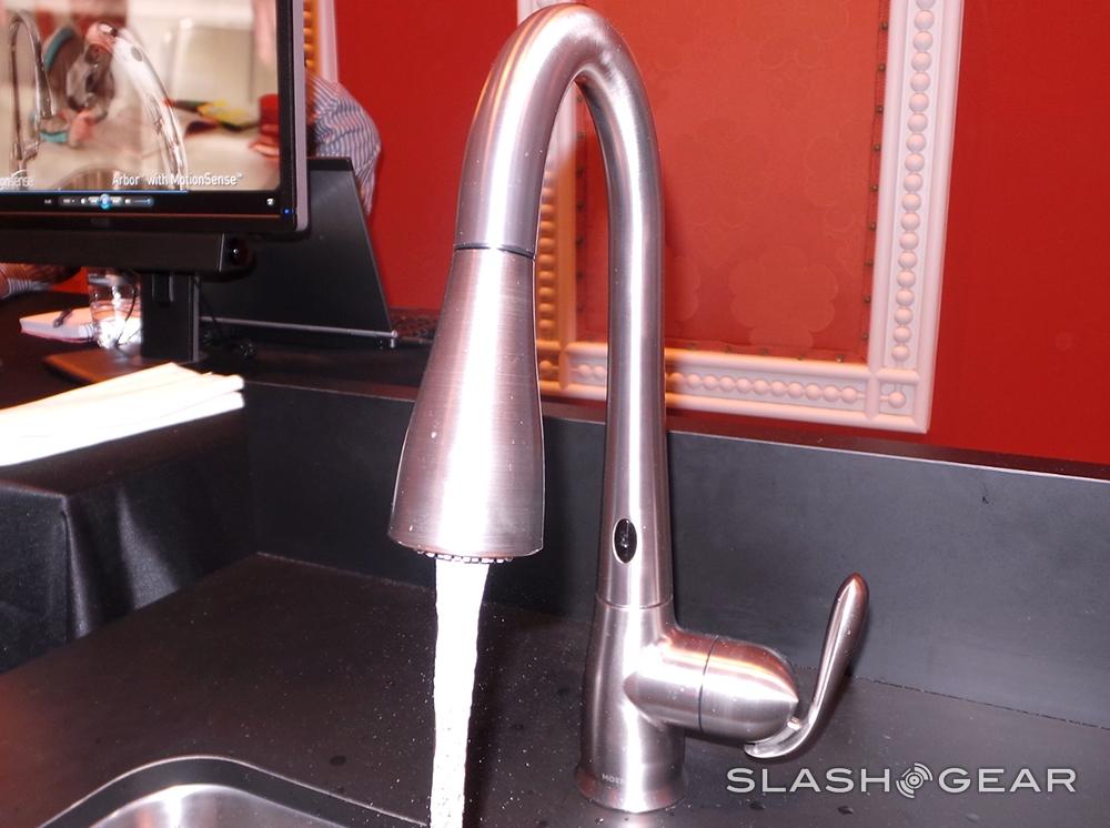 Moen MotionSense TouchFree Faucet HandsOn SlashGear