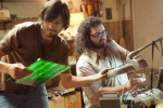 Steve Jobs biopic photos reveal Woz in action