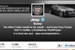 Jeep Twitter account hacked, taken over by Cadillac fanboys