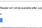 Google to shut down Google Reader and other services on July 1st
