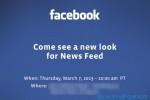 Facebook event scheduled for March 7, News Feed redesign imminent