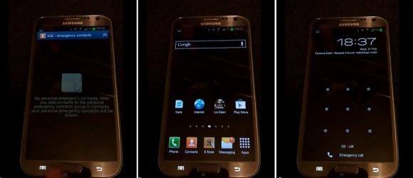 Galaxy Note II hack exposes homescreen
