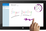 OneNote updated with finger painting in Windows Store