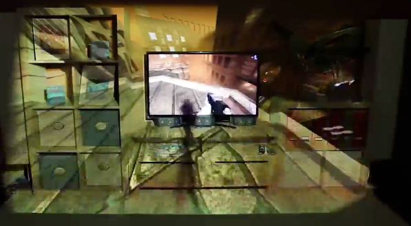 Microsoft IllumiRoom fleshed out: Gaming and movie AR for your living room