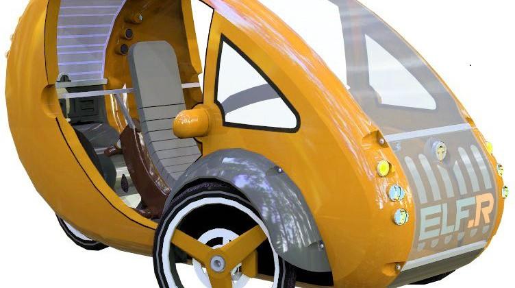 ELF rides the line between car and bicycle for green future