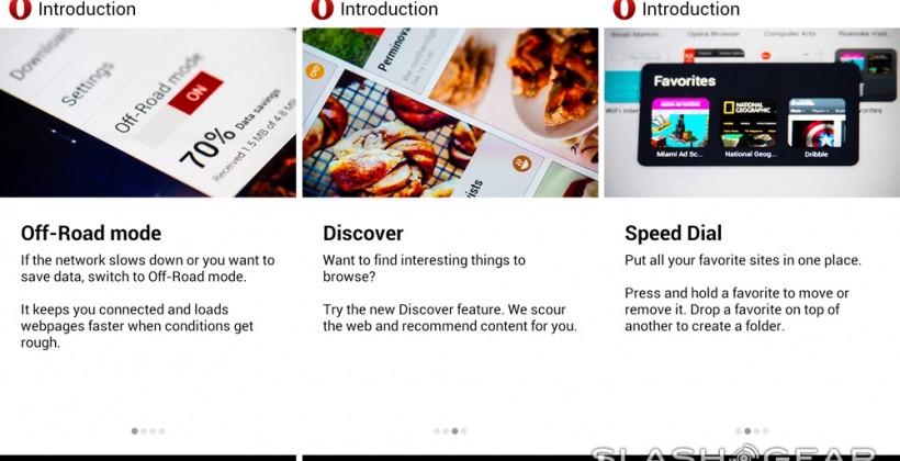Opera web browser for Android leaves Beta: we go hands-on