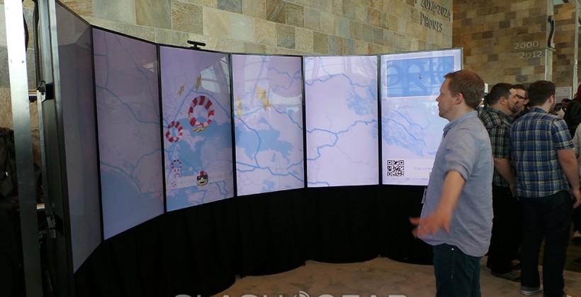 Google Maps-driven Map Dive 3D-tracking hands-on