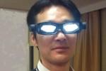 Toshiba transparent light-up OLED makes for some crazy glasses