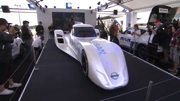Nissan prototype race car #9