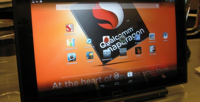 Qualcomm Snapdragon 800 series quad-core benchmarks