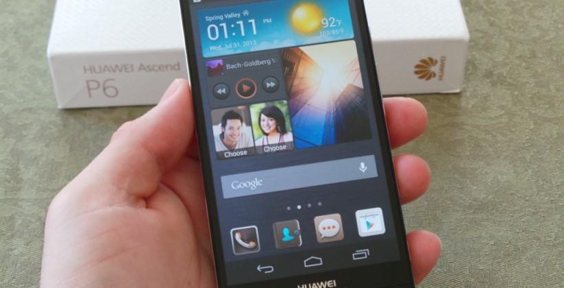 Huawei Ascend P6 Unboxing and Hands-on