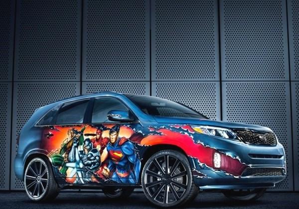 2014 Kia Sorento Justice League ebay auction exceeds $37,000