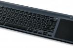 Logitech Wireless All-in-One Keyboard TK820 arrives with built-in trackpad