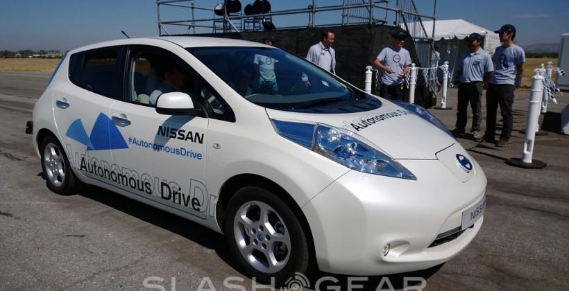 Nissan Leaf Self-Driving Car First-Drive