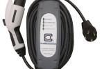 ClipperCreek LCS-25P is the smallest 240 V plug and cord EV charging station available