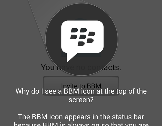 BBM Android and iOS apps hands-on